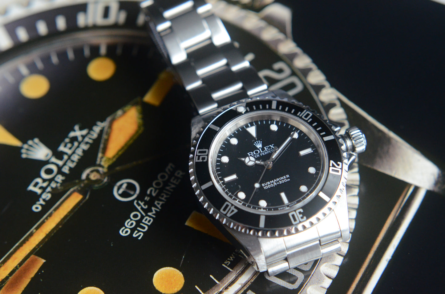 Neo Vintage Rolex Submariner 14060M Two Liners