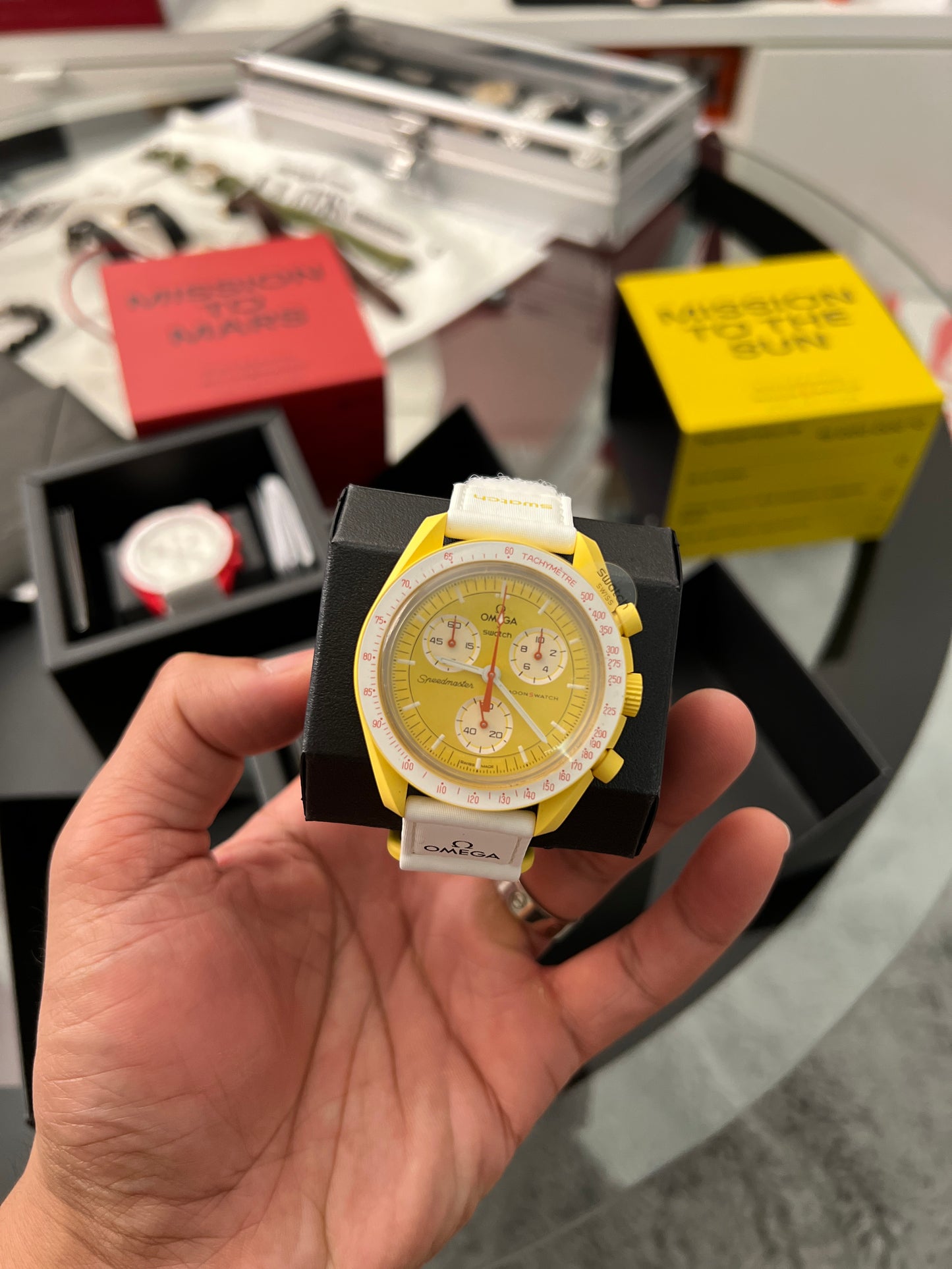 Omega Moon x Swatch "Mission to the Sun"